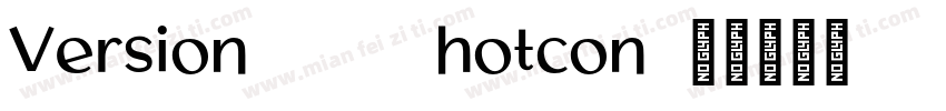 Version 1001hotcon字体转换